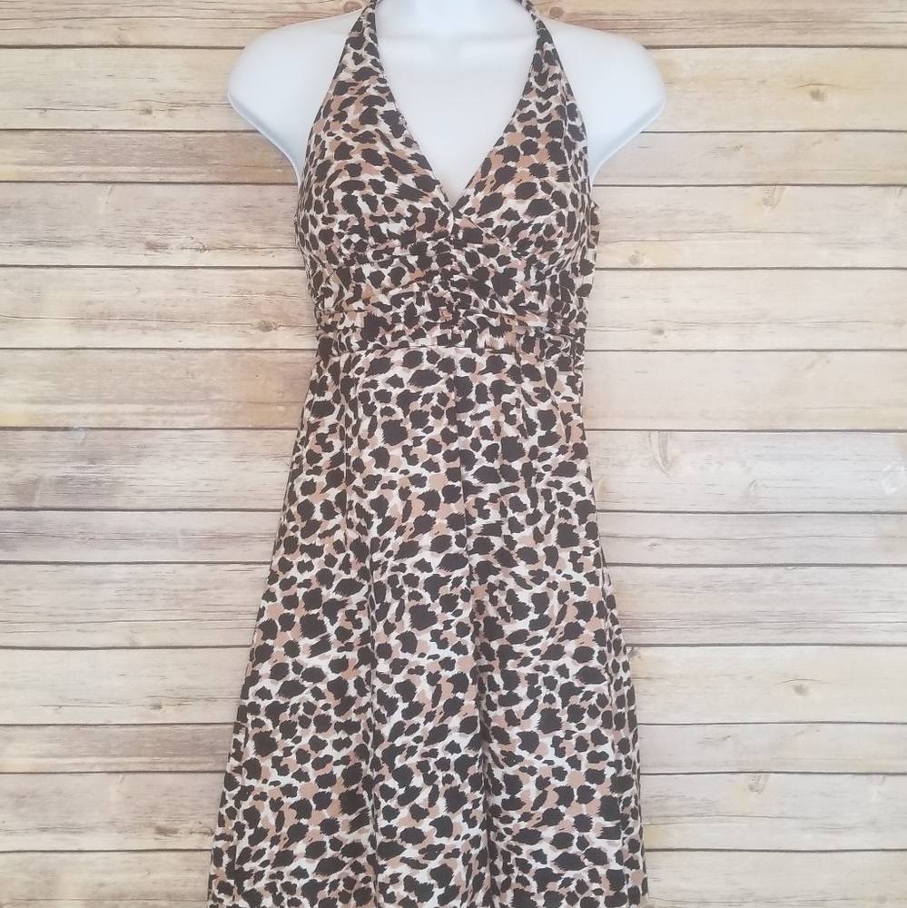 H&M Cheetah Dress open back